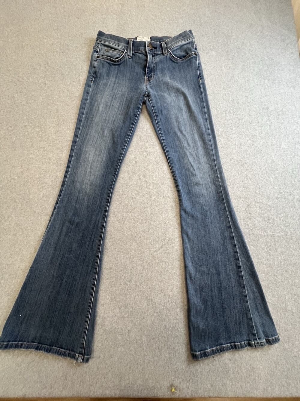 Current/Elliott Womens Blue Medium Wash Bootcut Stretch Jeans Sz 27
